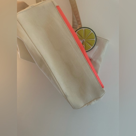 Kate Spade Breath Of Fresh Air Cocktail Trompe L'Oeil Tote - Picture 4 of 12